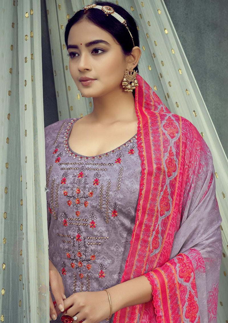 Roli Moli Sarina Pure Glace Cotton Designer Embroidery Work Salwar Kameez