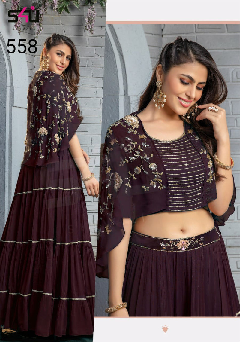 S4u Shivali Dno 558 Fancy Stylish Designer Party Wear Indo Western