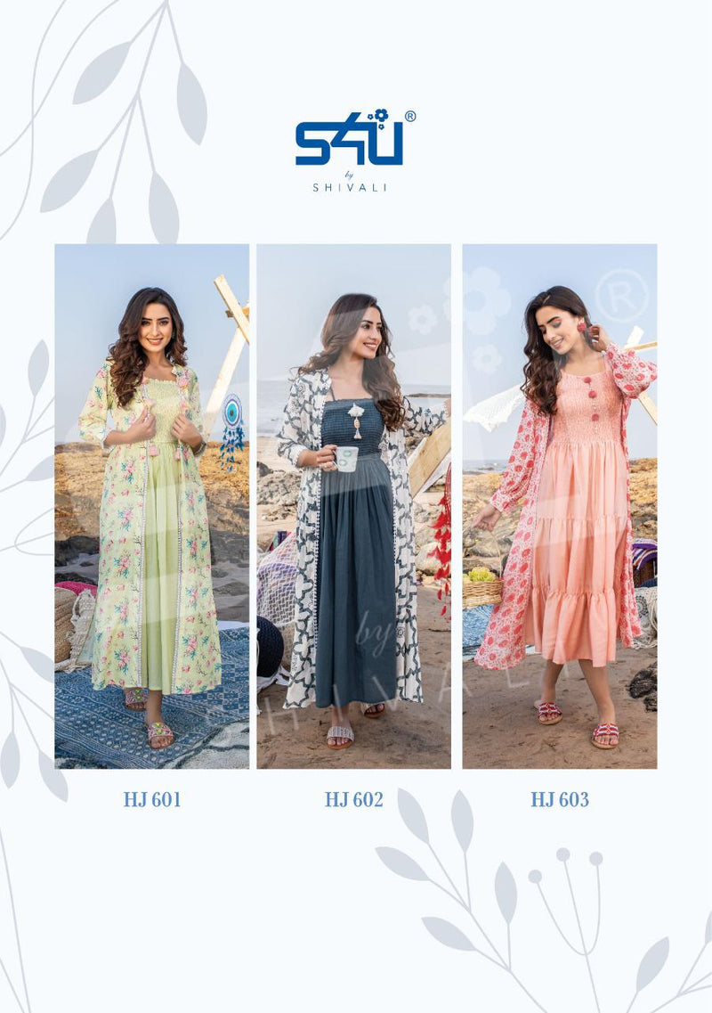 S4u Shivali Hello Jacket Vol 06 Fancy Stylish Designer Western Look Kurti