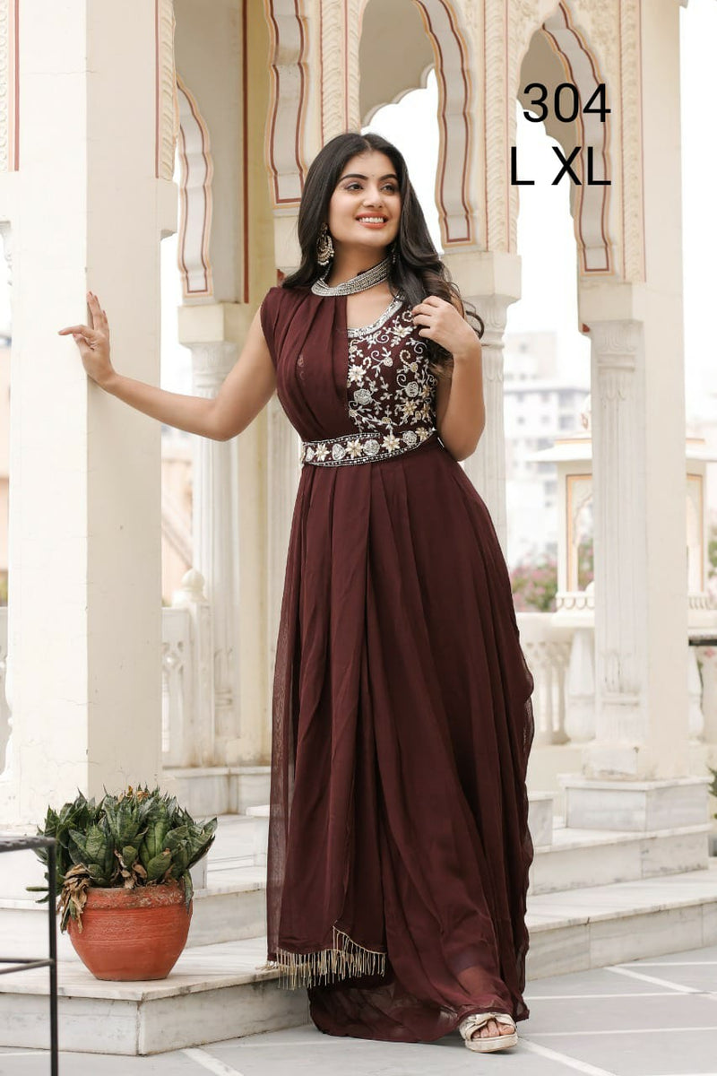 S4u Shivali 304 Fancy Designer Partywear Stylish Designer Kurti