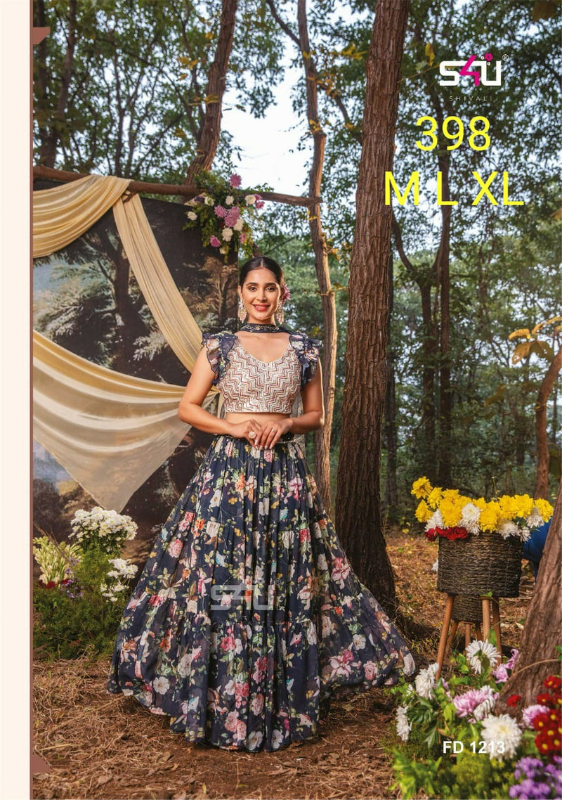 S4u Shivali Dno 398 Fancy Stylish Designer Party Wear Indo Western