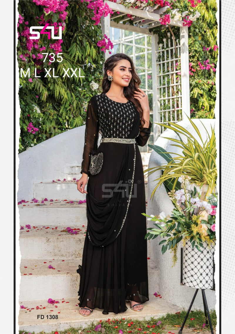 S4u Shivali Dno 735 Fancy Stylish Designer Party Wear Indo Western