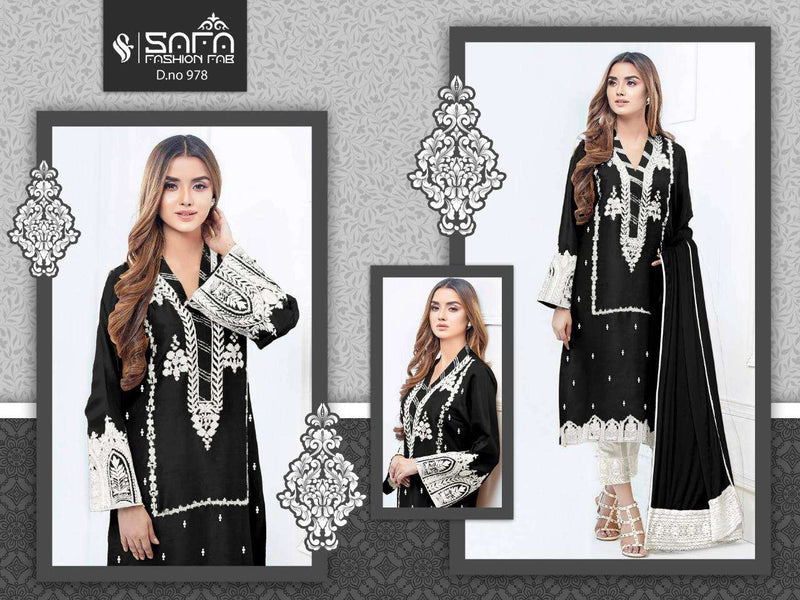 Safa Fashion Dno 978 Georgette Stylish Designer Party Wear Pakistani Style Kurti