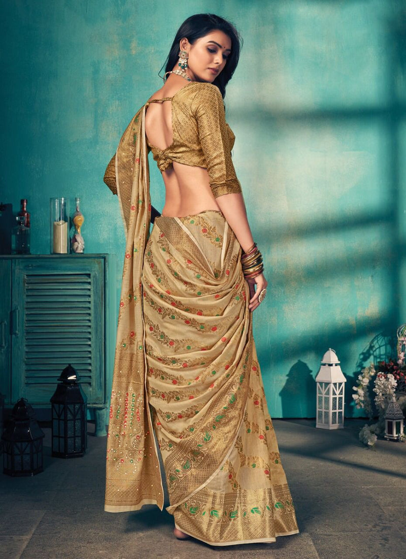 Sangam Prints Rajmahal Cotton Stylish Designer Modern Casual Wear Sare