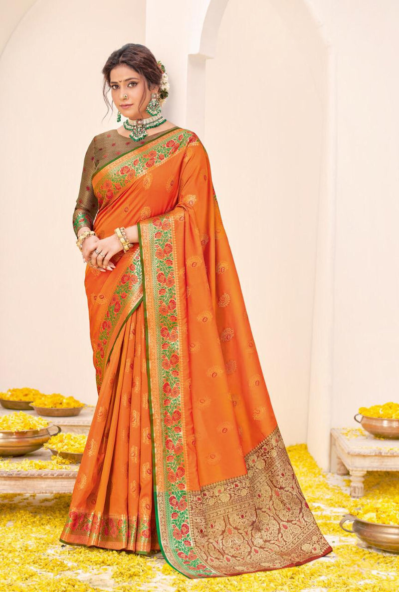 Sangam Print Rajbala Silk Stylish Designer Festival Look Sarees