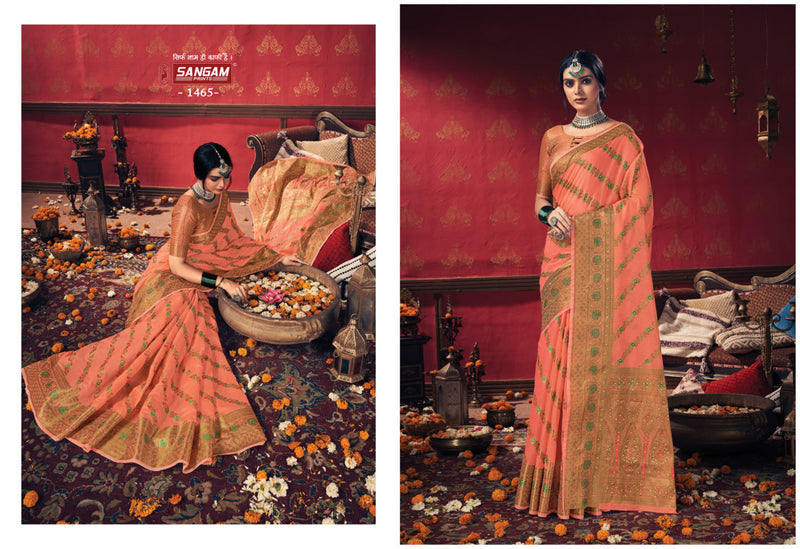 Sangam Prints Rashmika Cotton Stylish Designer Festival Look Graceful Saree