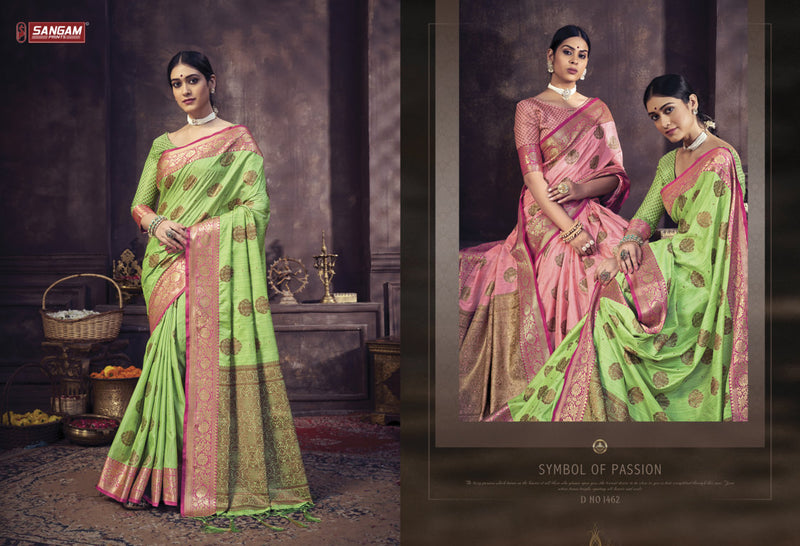 Sangam Prints Ratanpuram Banarasi Silk Stylish Designer Festival Look Graceful Look Sarees