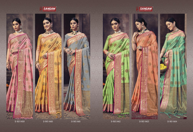 Sangam Prints Ratanpuram Banarasi Silk Stylish Designer Festival Look Graceful Look Sarees