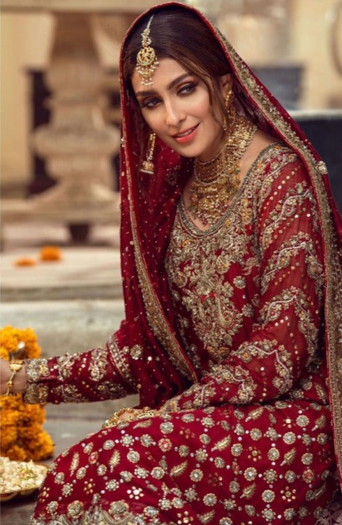 Scarlet 1022 A Georgette Embroidery With Heavy Hand Work Stylish Designer Wedding Wear Salwar Kameez