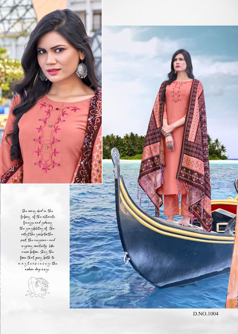 Selesta Kiara Top Rajwadi Silk Classic Stylish Beautiful Festive Wear Kurtis With Bottom & Dupatta