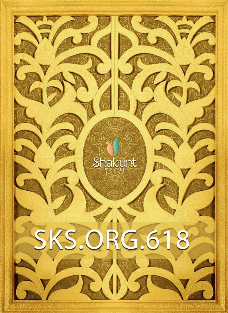 Shakunt Weaves Sks Org 618 Organza Stylish Designer Wear Saree