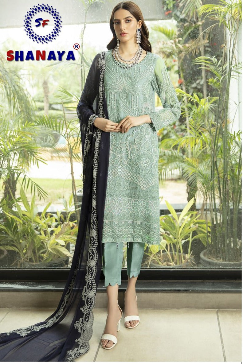 Shanaya Fashion Rose Bridal S 72 Georgget Designer Salwar Suit