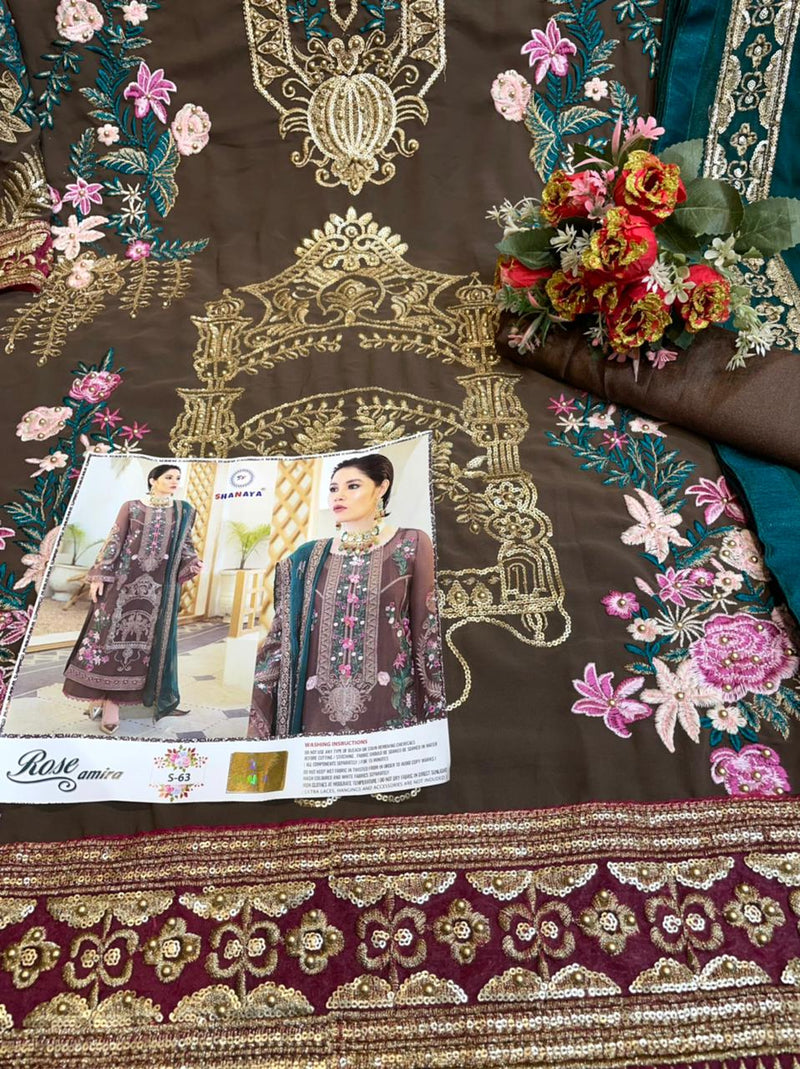 Shanaya Rose Amira S 63 Fox Georgeete Stylish Designer Salwar Suit
