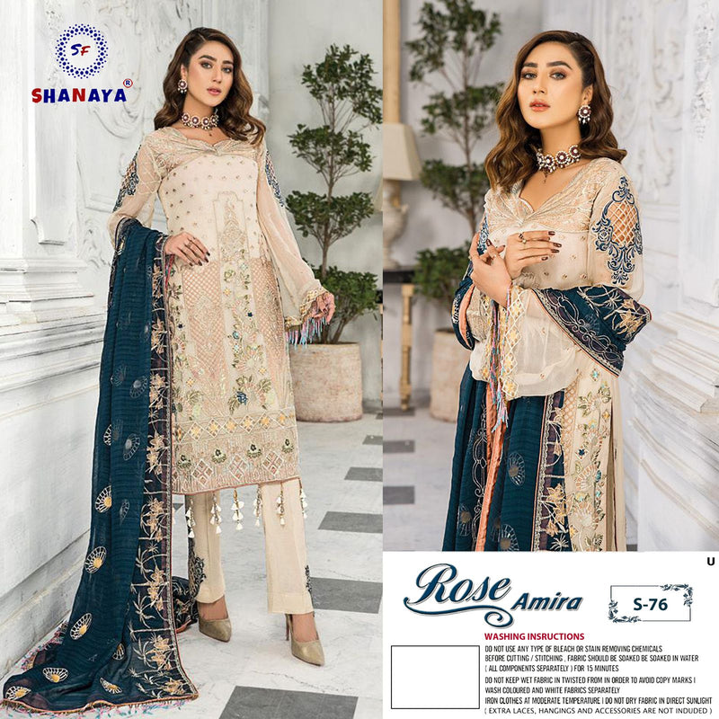 Shanaya Rose Amira S 76 Fox Georgeete Stylish Designer Salwar Suit