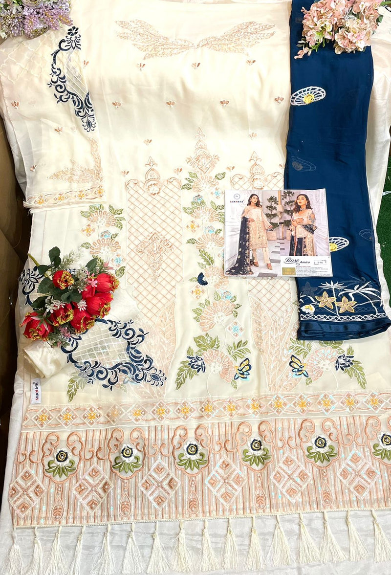 Shanaya Rose Amira S 76 Fox Georgeete Fancy Look Salwar Suit