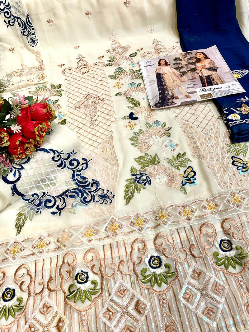Shanaya Rose Amira S 76 Fox Georgeete Fancy Look Salwar Suit
