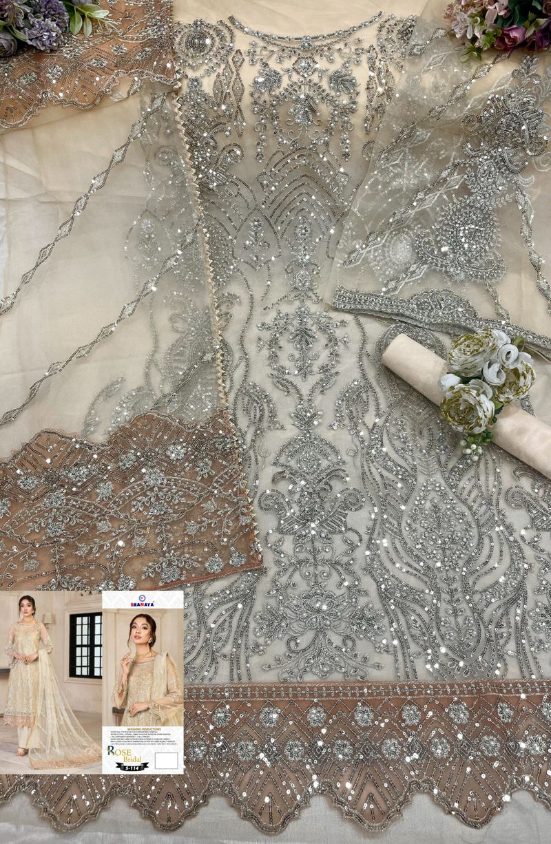 Shanaya Rose Bridal S 114 Butterfly Net With Heavy Embroidery Work Stylish Designer Salwar Kameez