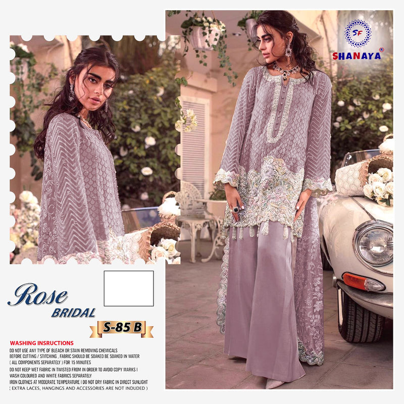 Shanaya Fashion Rose Bridel S 85 B Fox Georgette Stylish Designer Party Wear Pakistani Style Salwar Suit