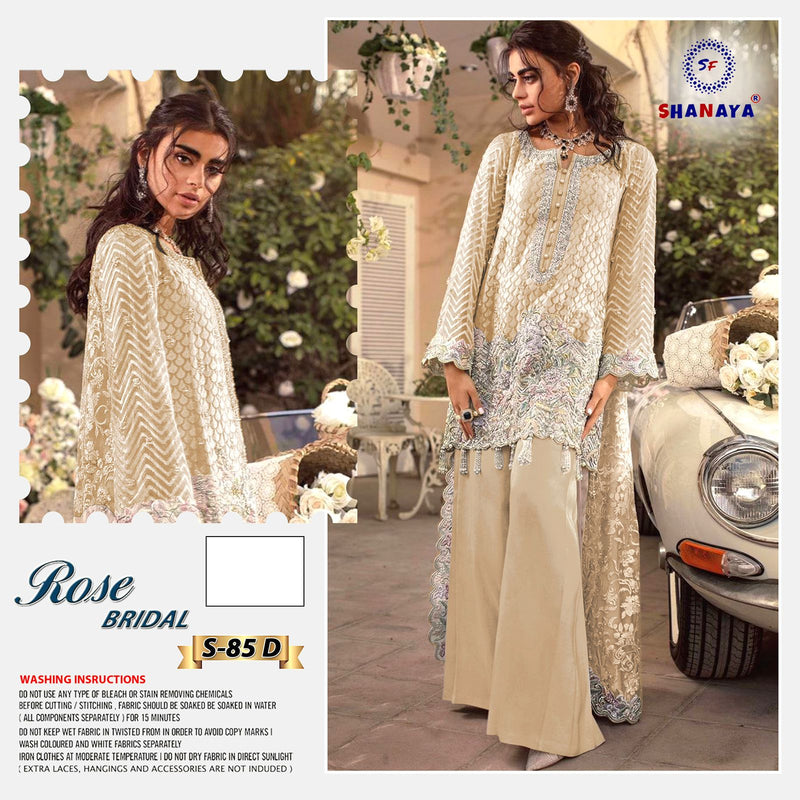 Shanaya Fashion Rose Bridel S 85 D Fox Georgette Stylish Designer Party Wear Pakistani Style Salwar Suit
