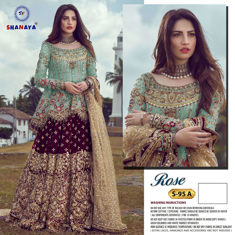 Shanaya Rose S 95 Net Designer Wedding Wear Salwar Kameez