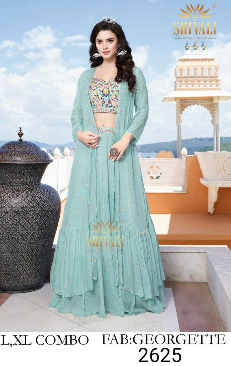 Shivali Alisha 1004 Georgette Stylish Party Wear Designer Indo Western