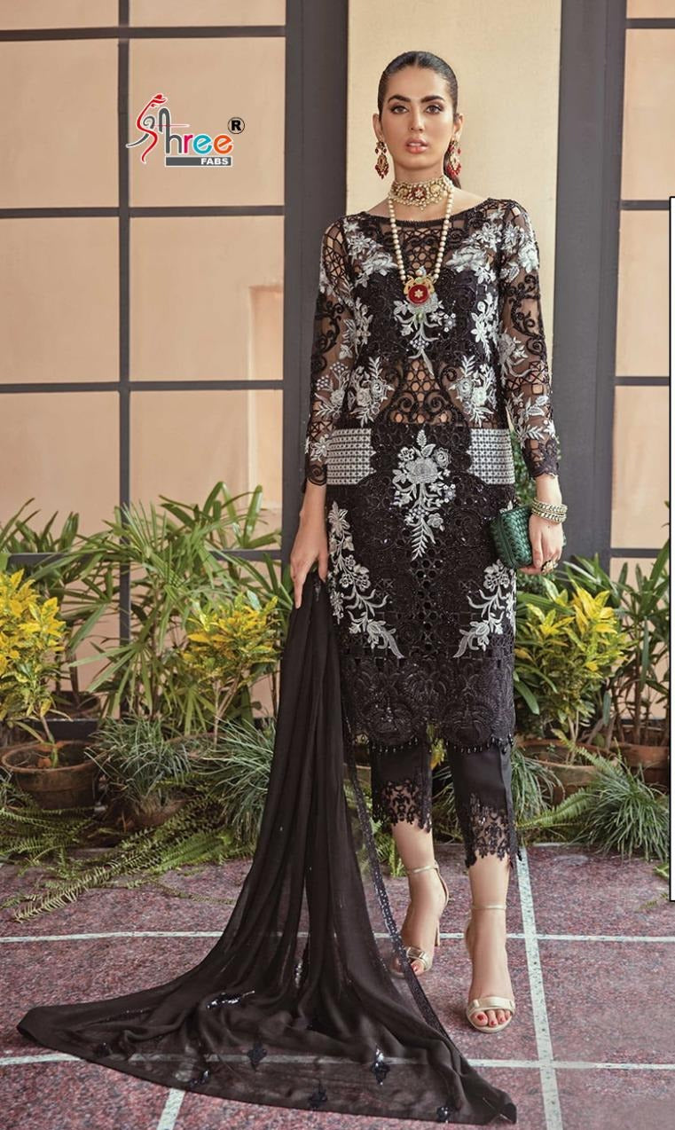 Shree Fabs S 393 Net Designer Partywear Pakistani Salwar Kameez
