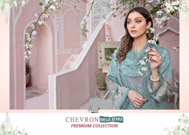 Shree Fab Chevron Megha Cotton Stylish Designer Casual Wear Salwar Suit