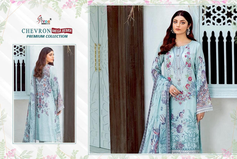 Shree Fab Chevron Megha Cotton Stylish Designer Casual Wear Salwar Suit