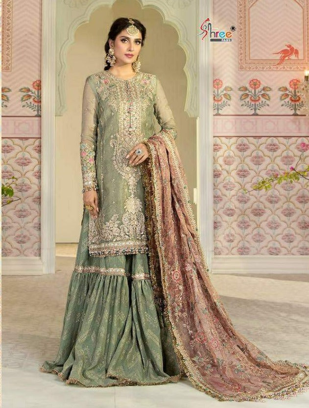 Shree Fab Mbroidered Vol 14 Heavy Net Stylish Designer Salwar Suit
