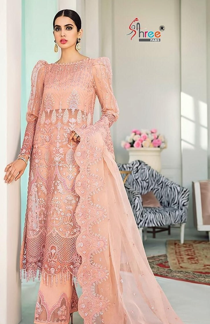 Shree Fab S 315 Net Regal Look Stylish Designer Salwar Suit