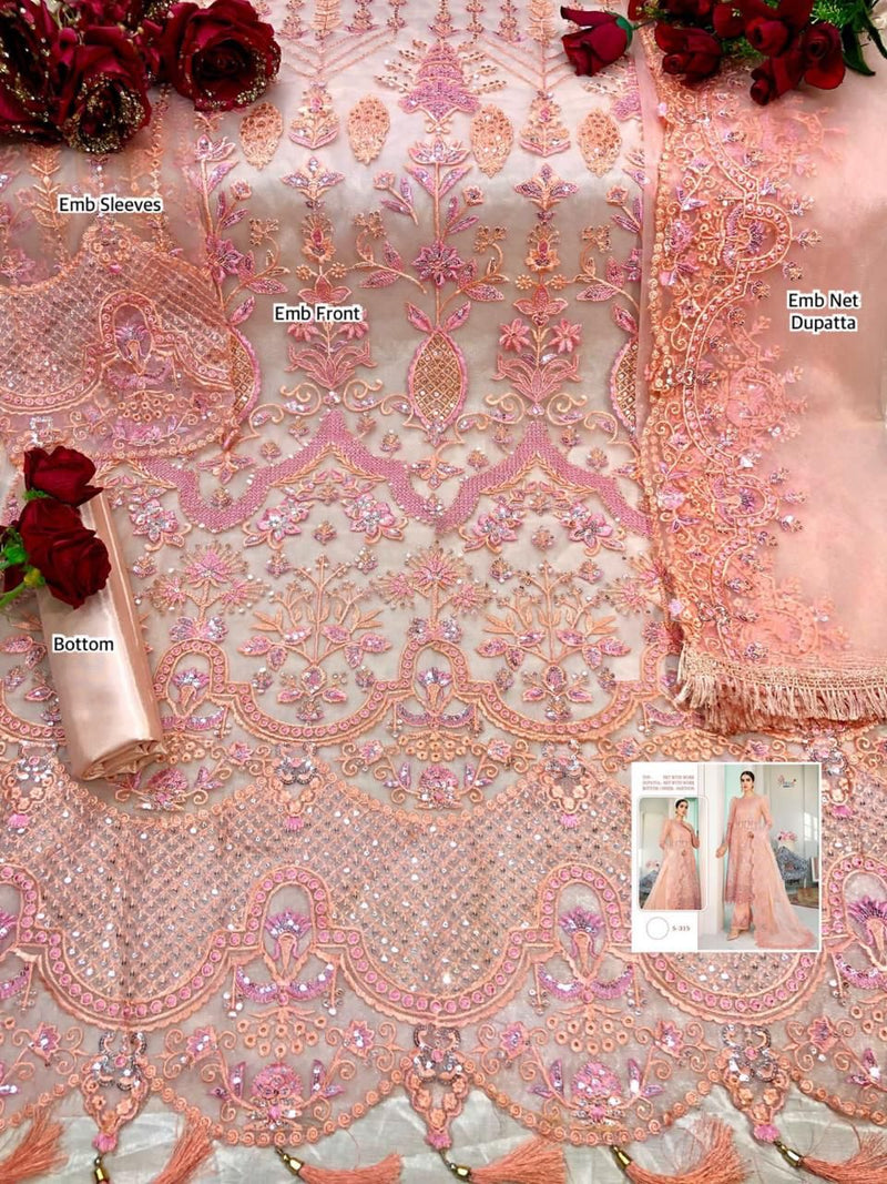 Shree Fab S 315 Net Regal Look Stylish Designer Salwar Suit