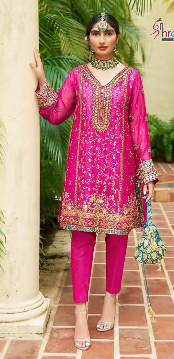 Shree Fab S 356 Georgget Stylish Designer Salwar Suit