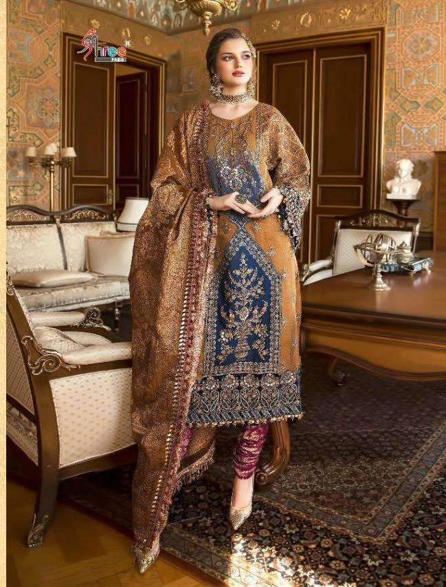 Shree Fab Mariya B vol 121492 Georgette Stylish Designer Pakistani Style Salwar Kameez