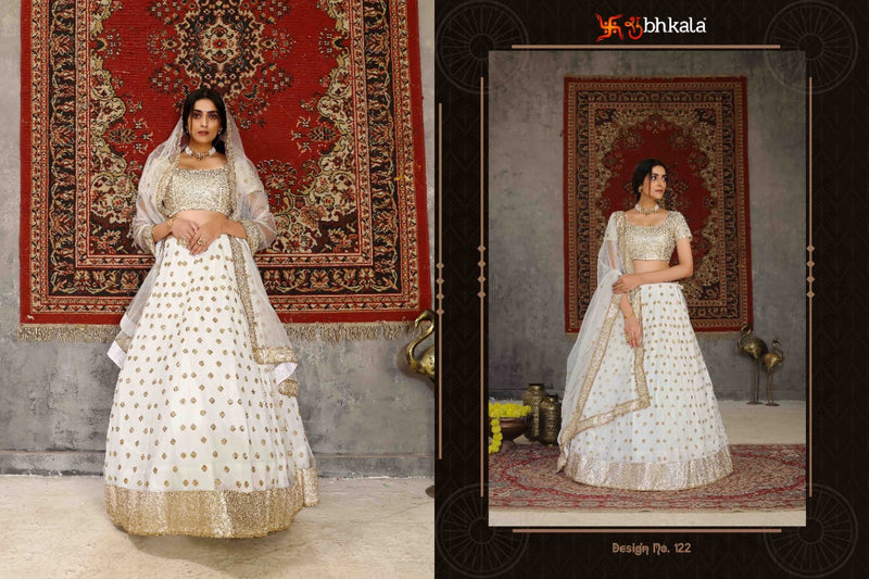 Shubhkala Girlish Vol 1 Dno 122 Net Stylish Designer Lehenga Choli