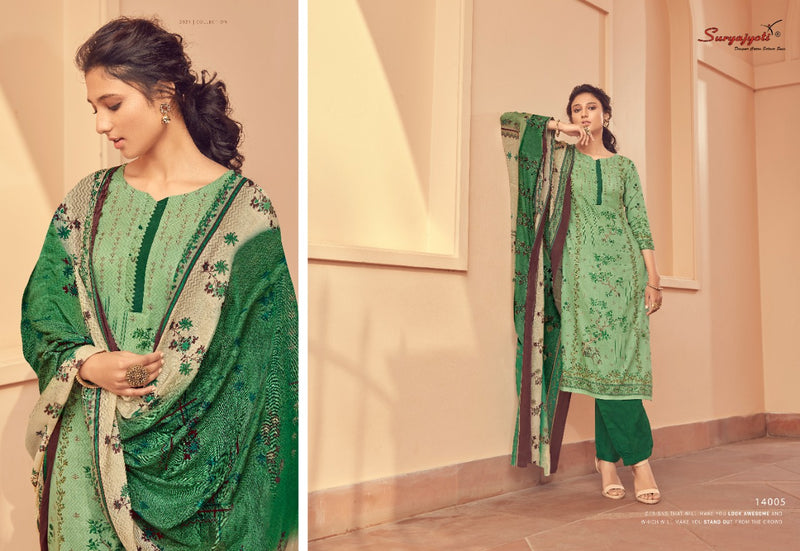 Suryajyoti Nargis Cotton Vol 14 Cotton Designer Casual Wear Salwar Kameez