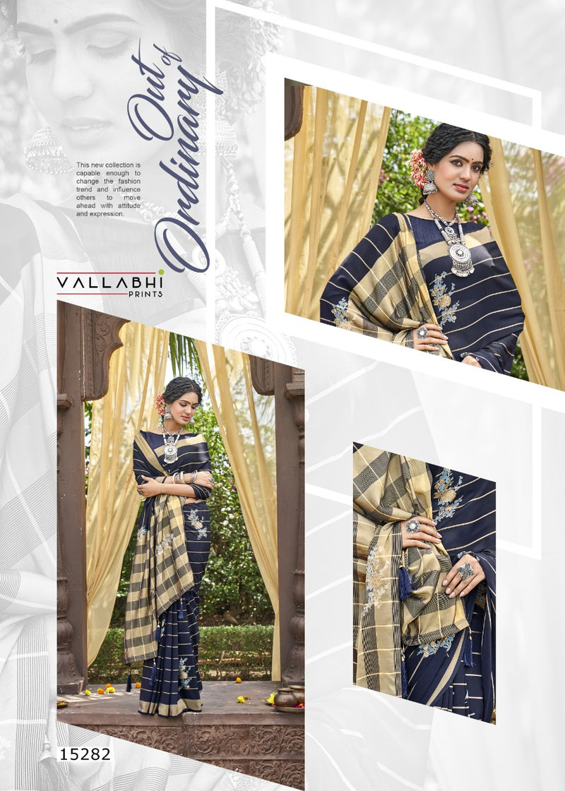 Vallabhi Print Soulful Weightless Stylish Designer Festival Wear Saree