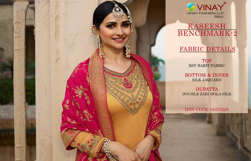 Vinay Fashion Kaseesh Benchmark  2 Bsy Barfi  Beautiful Collections Of Salwar Suits