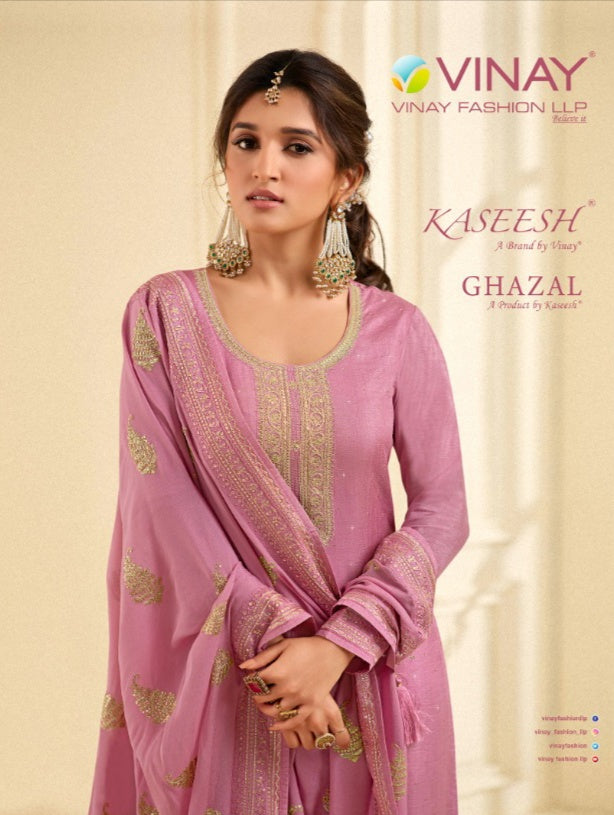 Vinay Fashion Ghazal Dola With Embroidered Stylish Designer Festival Wear Salwar Suit