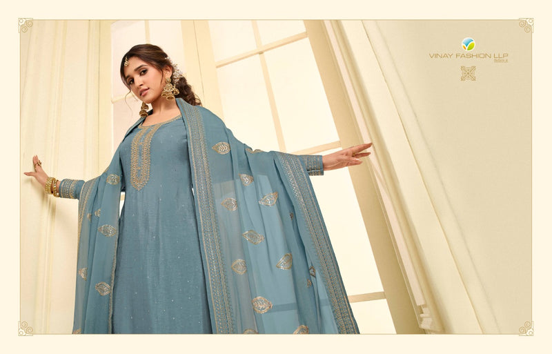Vinay Fashion Ghazal Dola With Embroidered Stylish Designer Festival Wear Salwar Suit