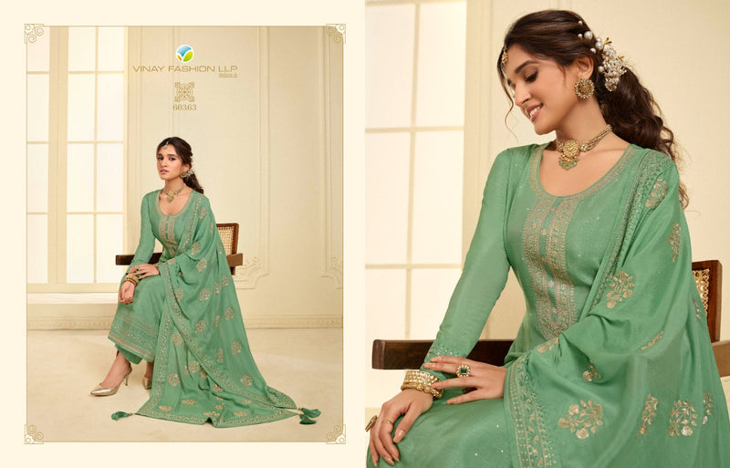 Vinay Fashion Ghazal Dola With Embroidered Stylish Designer Festival Wear Salwar Suit