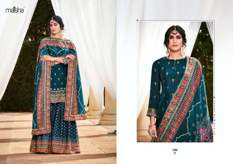 Maisha Vivann Vol 7 Dola Silk Stylish Designer Festival Look Printed Salwar Suit