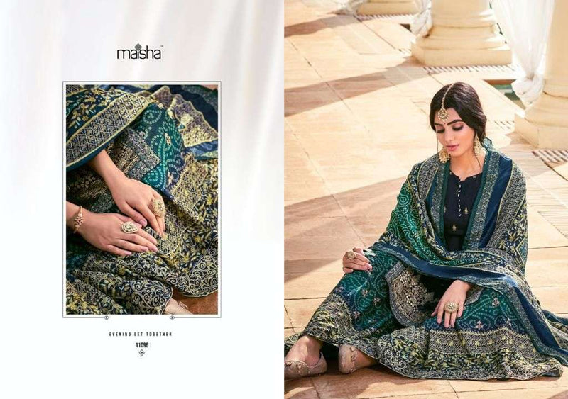 Maisha Vivann Vol 7 Dola Silk Stylish Designer Festival Look Printed Salwar Suit
