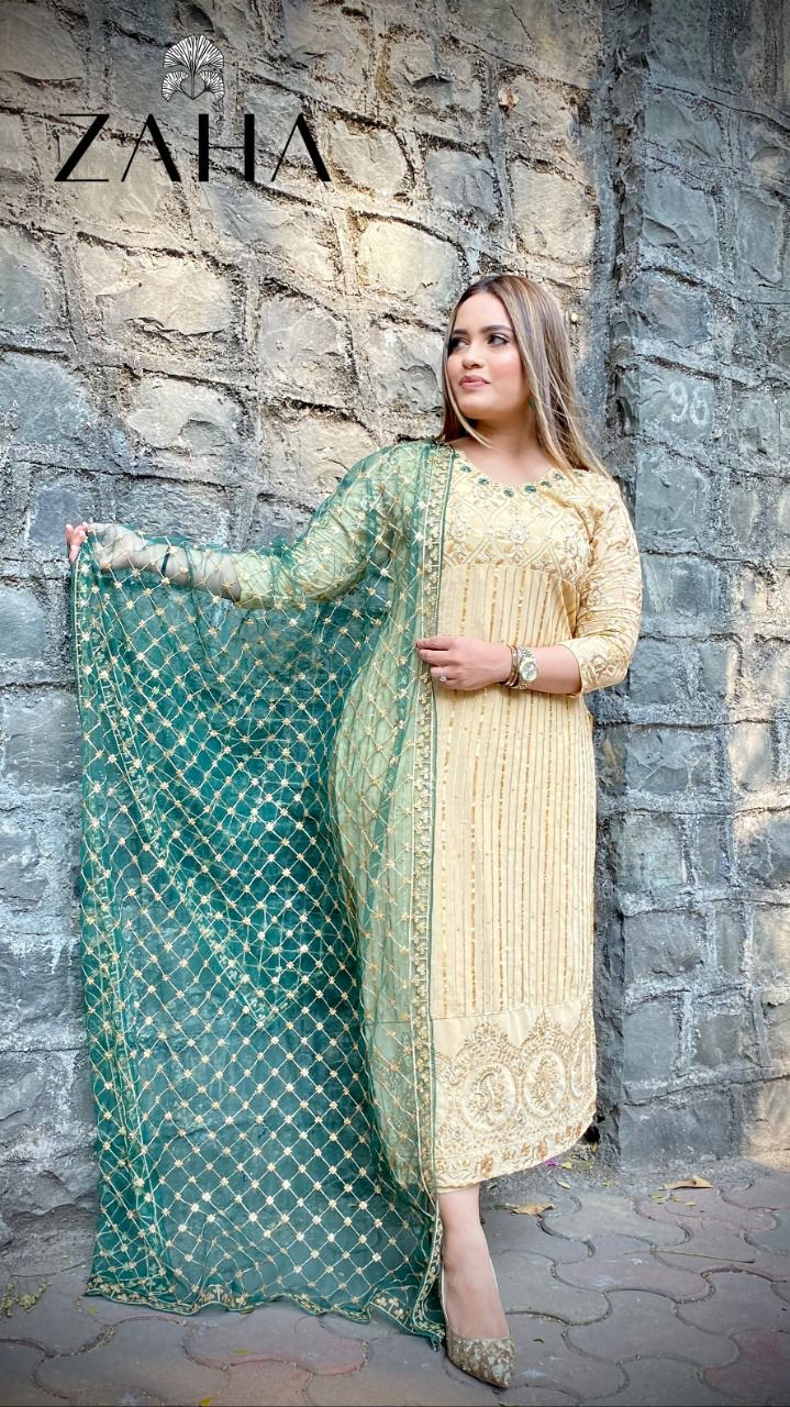 Zaha Zaha 10018 Georgette Stylish Festival Wear Designer Salwar Kameez