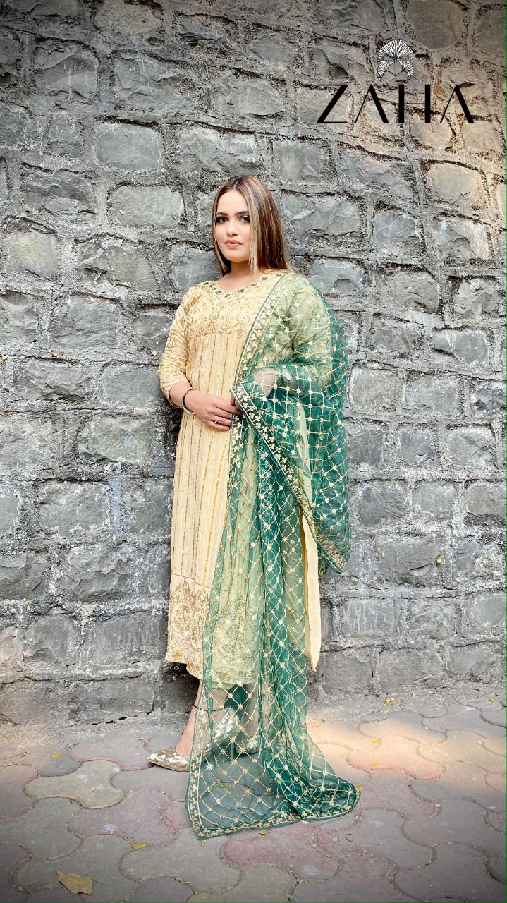 Zaha Zaha 10018 Georgette Stylish Festival Wear Designer Salwar Kameez