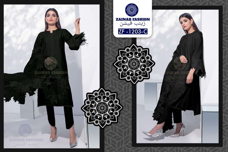 Zainab Fashion Dno 1203 Jam Satin Stylish Designer Party Wear Kurti
