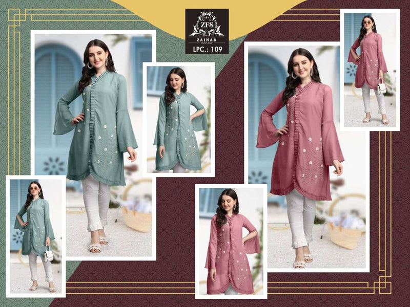 Festive wear sky Bluish anarkali style cotton kurti in Ahmedabad at best  price by Dinesh Collection - Justdial