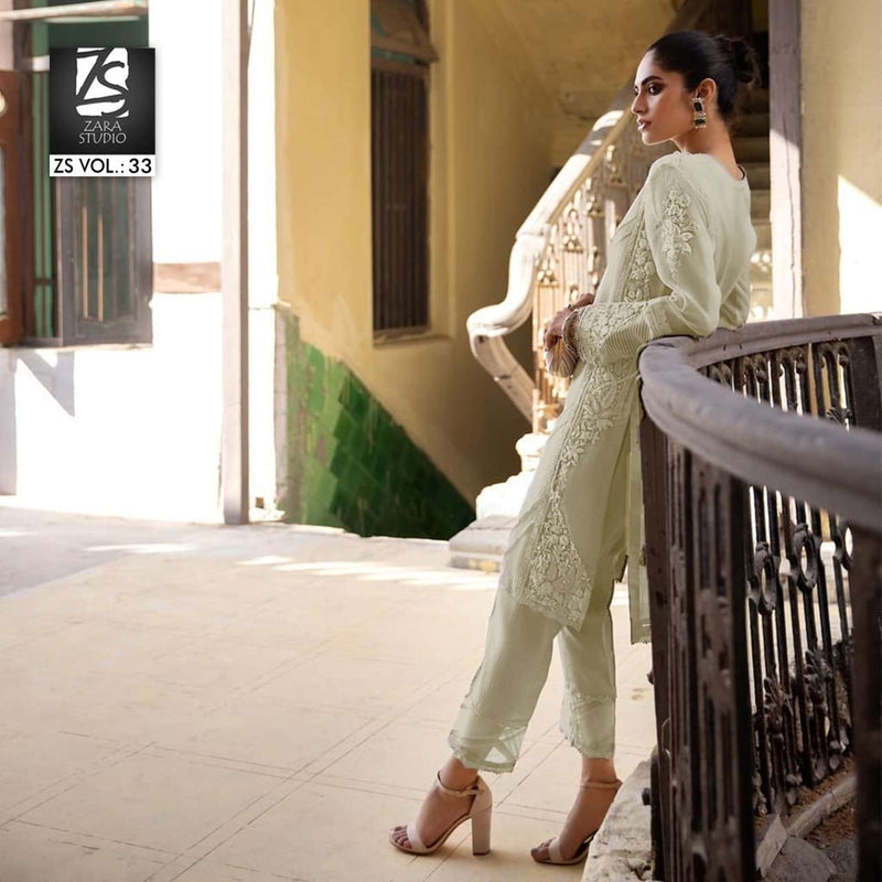 Zara Studio Vol 33  Georgette Stylish Designer Wear Kurti