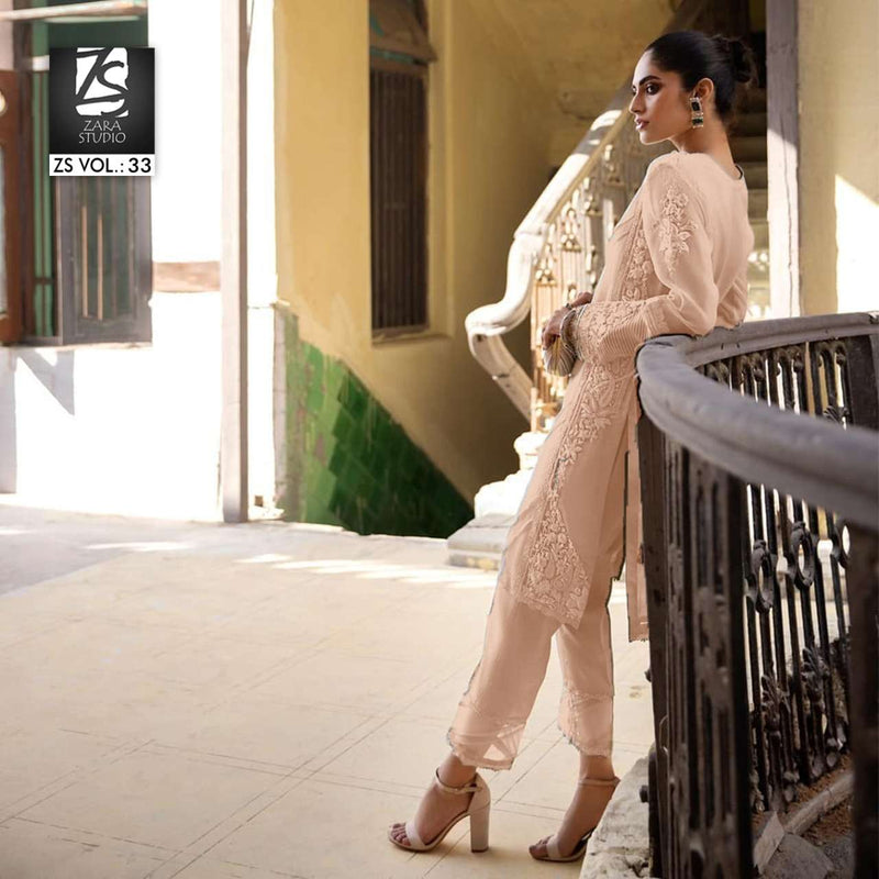 Zara Studio Vol 33  Georgette Stylish Designer Wear Kurti