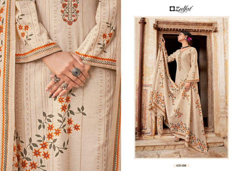 Zulfat Designer Suit Anishka Cotton Stylish Designer Casual Wear Salwar Kameez