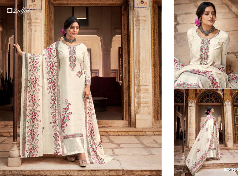 Zulfat Designer Suit Anishka Cotton Stylish Designer Casual Wear Salwar Kameez